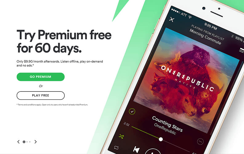 Spotify - Free 60 Days