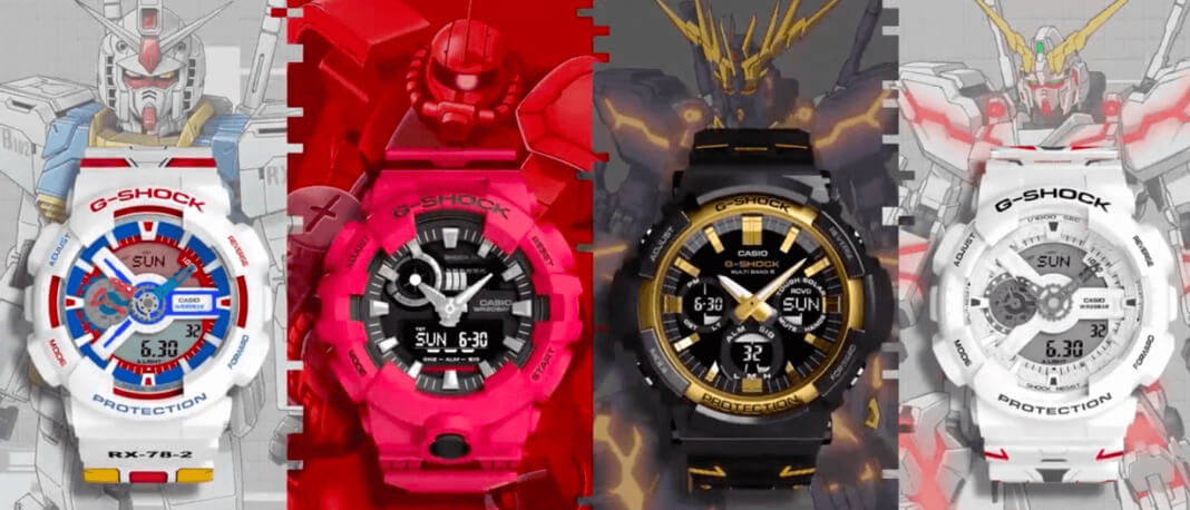 Casio celebrates Gundam's 40th anniversary with G-Shock collaboration