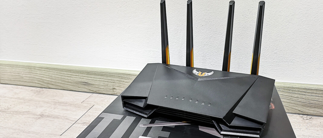 ASUS TUF Gaming AX3000 Router Reliable Wi-Fi 6 router for your gaming needs