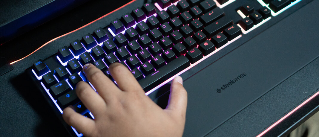 SteelSeries Apex 3 Durable budget RGB gaming keyboard