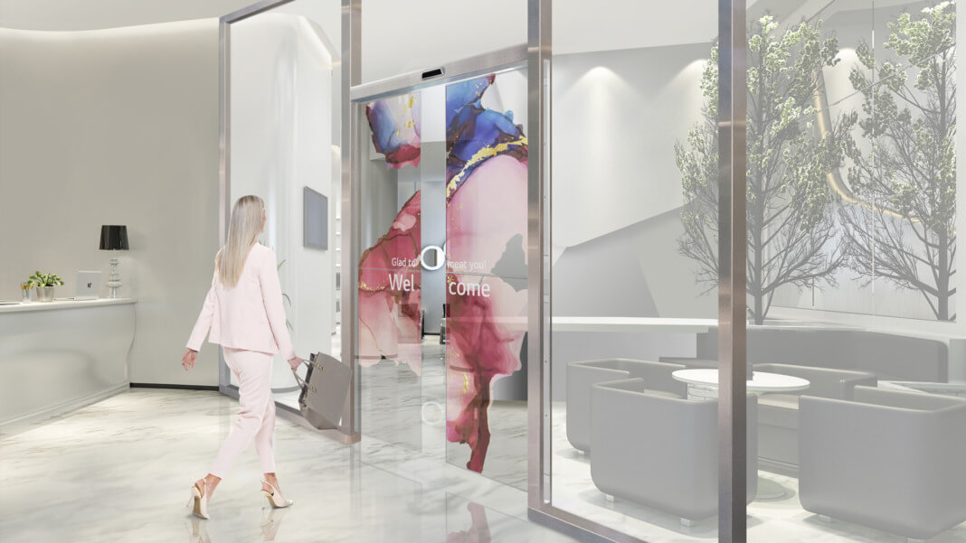 LG and ASSA ABLOY to develop transparent OLED automatic door