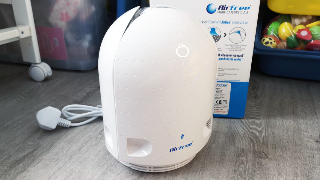 Airfree air purifier Completely silent air cleaning that is maintenance-free