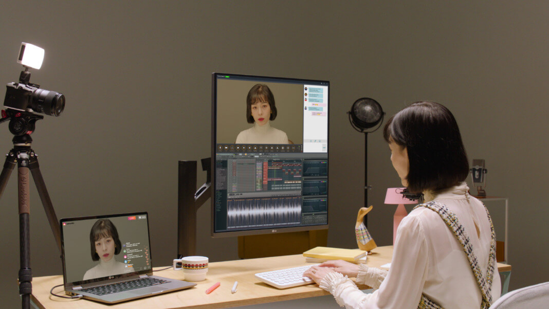 LG's award-winning premium monitors designed with modern home-office workers in mind