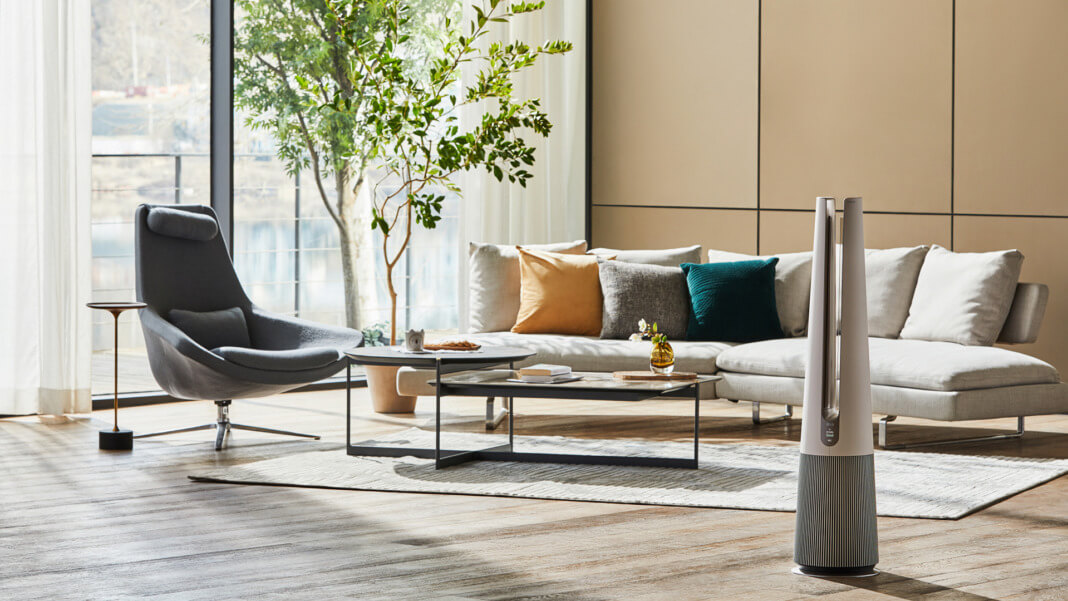 LG’s air purifying fan bring comfort and cleaner air to your home