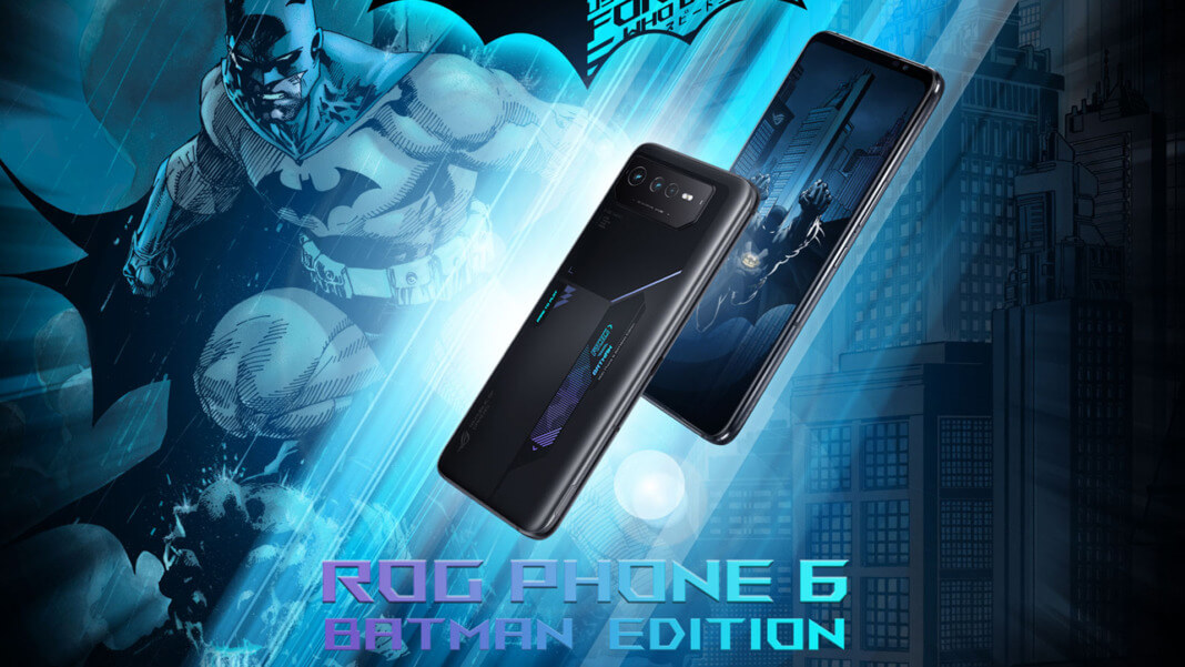 ASUS Republic of Gamers Warner Bros consumer products and DC announce exclusive ROG Phone 6 BATMAN Edition