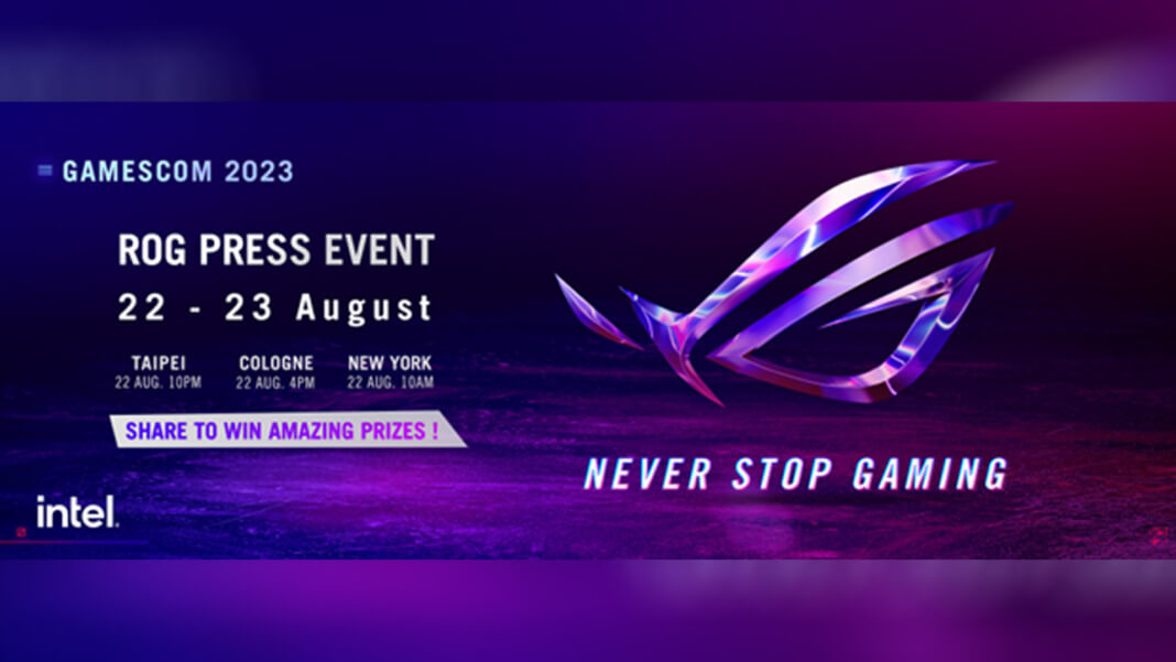 ASUS Republic of Gamers launches new products, hosts activities and giveaway campaigns during Gamescom 2023