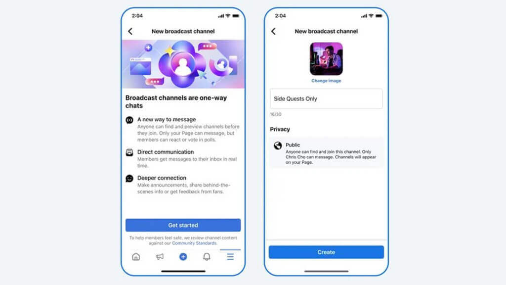 Meta extends its broadcast channels to Facebook and Messenger - 1