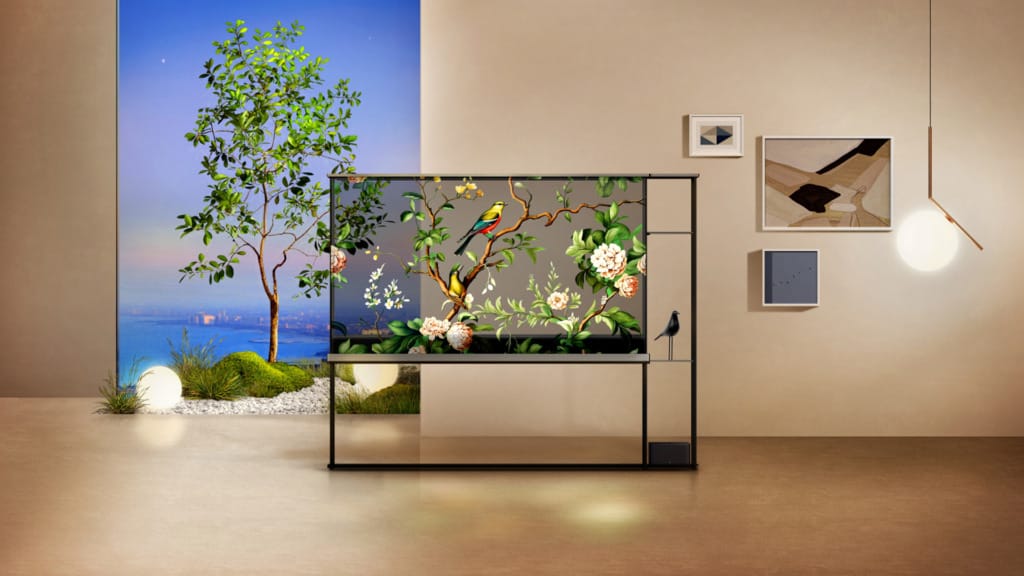 World's first wireless transparent OLED TV redefines the screen experience - 1