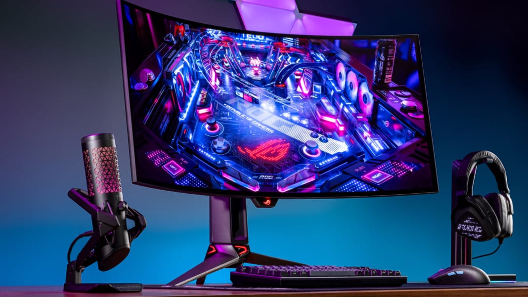 ASUS Republic of Gamers announces availability of ROG Swift OLED PG34WCDM