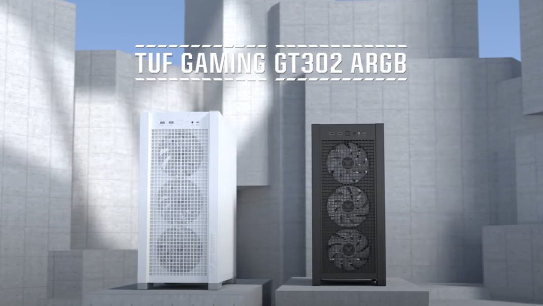 ASUS announces TUF Gaming GT302 ARGB chassis for high-performance PCs