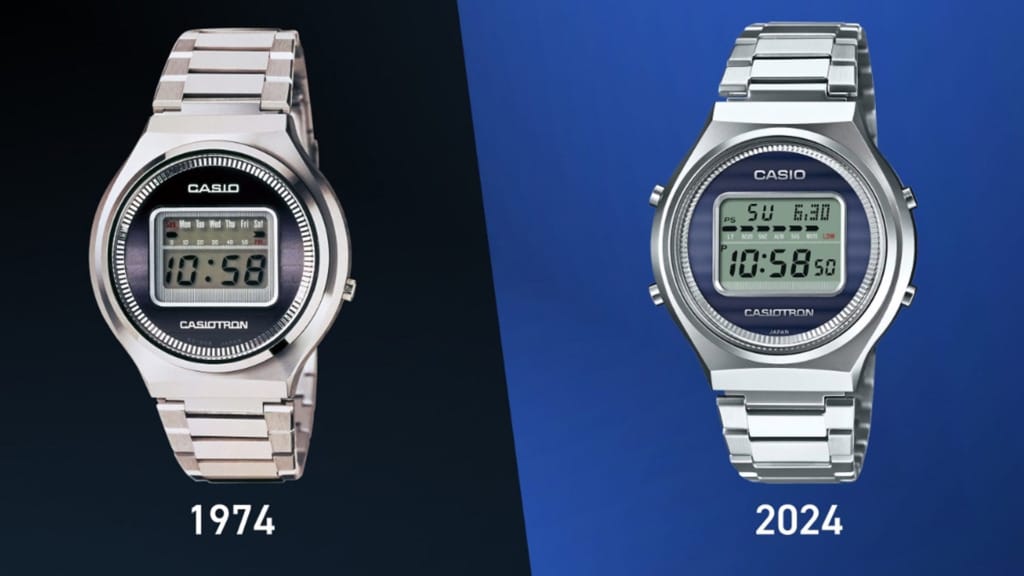 Celebrating half a century Casio's tribute to the classic Casiotron - 1