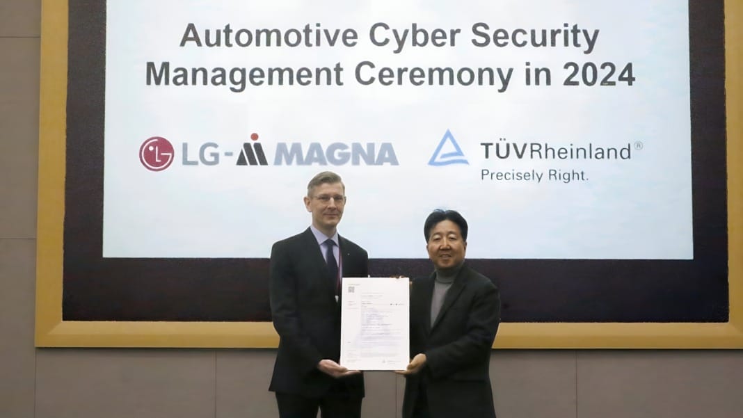 LG Magna acquires Cyber Security Management System Certification