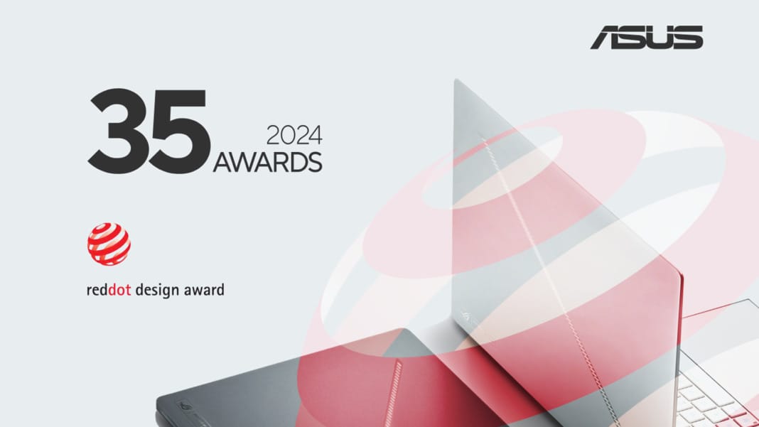 ASUS secures 35 awards at the 2024 Red Dot Product Design Awards