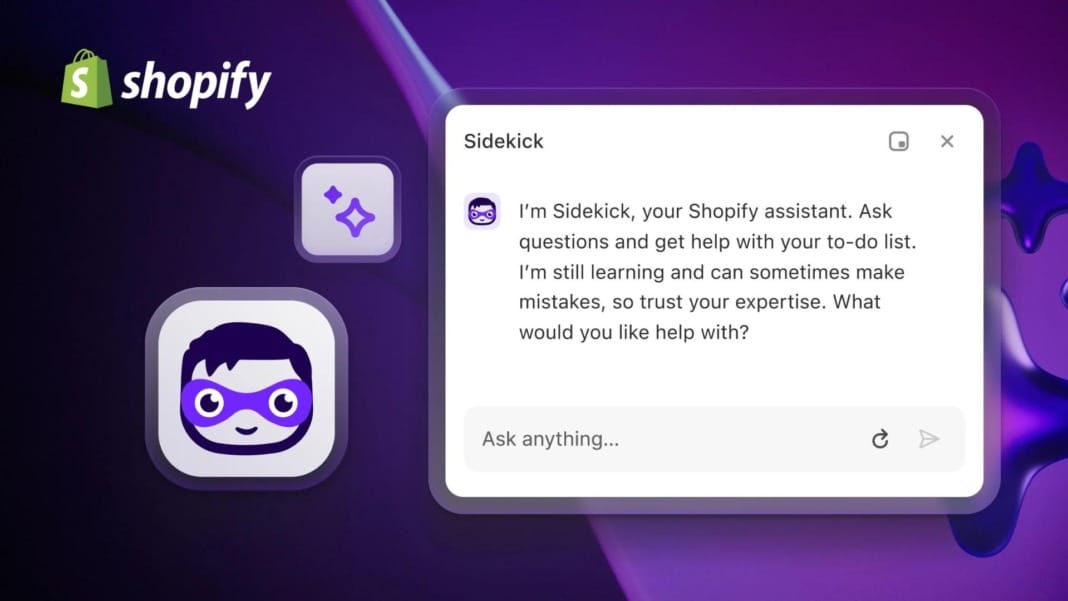 Shopify launches the AI “Sidekick” to help merchants manage their stores