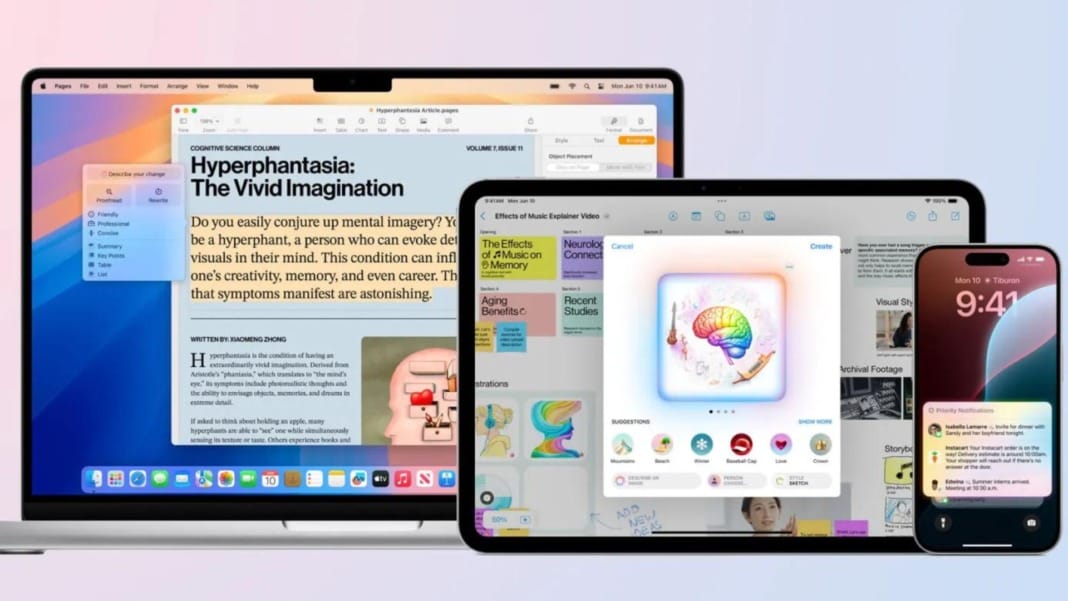 Apple Intelligence is expected to arrive with iOS 18.1 in October