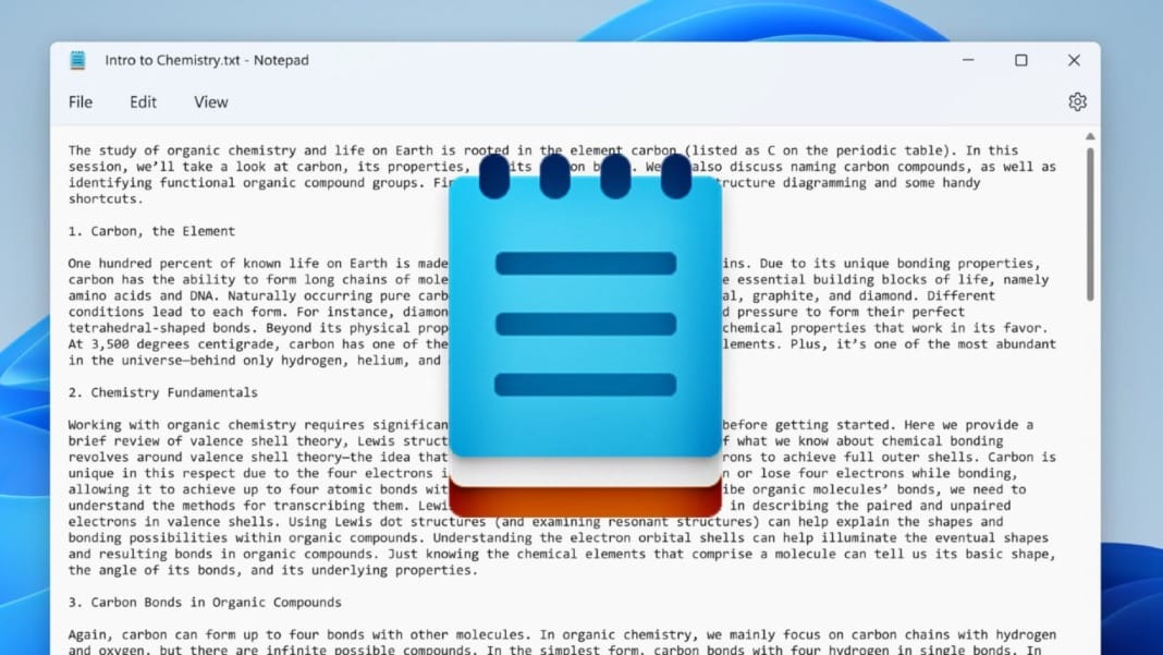 Notepad gets its most significant update in 41 years