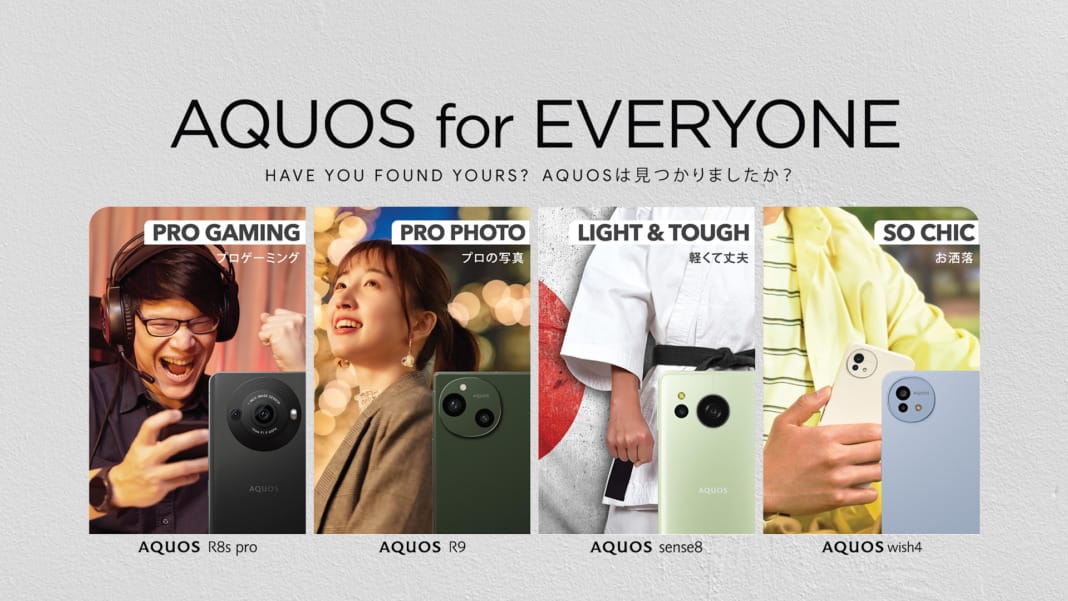 SHARP unveils AQUOS R9 and AQUOS wish4 in Singapore