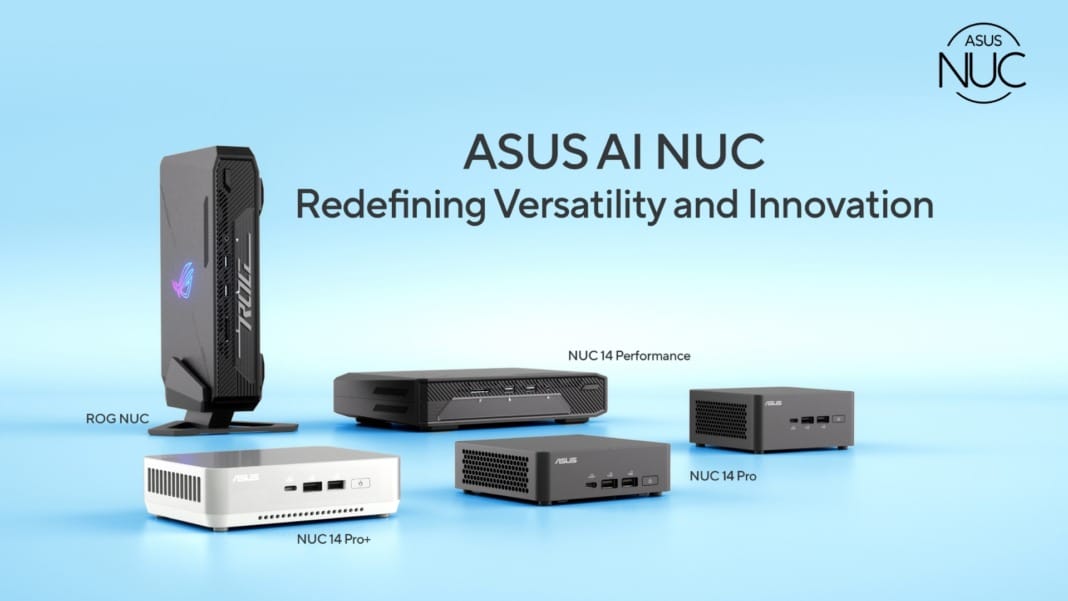 ASUS launches new AI-enhanced NUC series