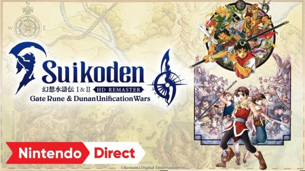 Konami to release HD remaster editions of Suikoden I & II in March 2025