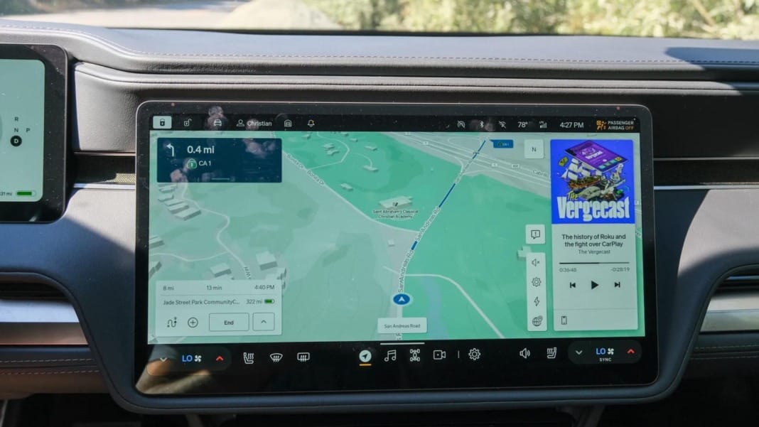 Rivian adds Apple Music with spatial audio to its EVs despite lacking CarPlay