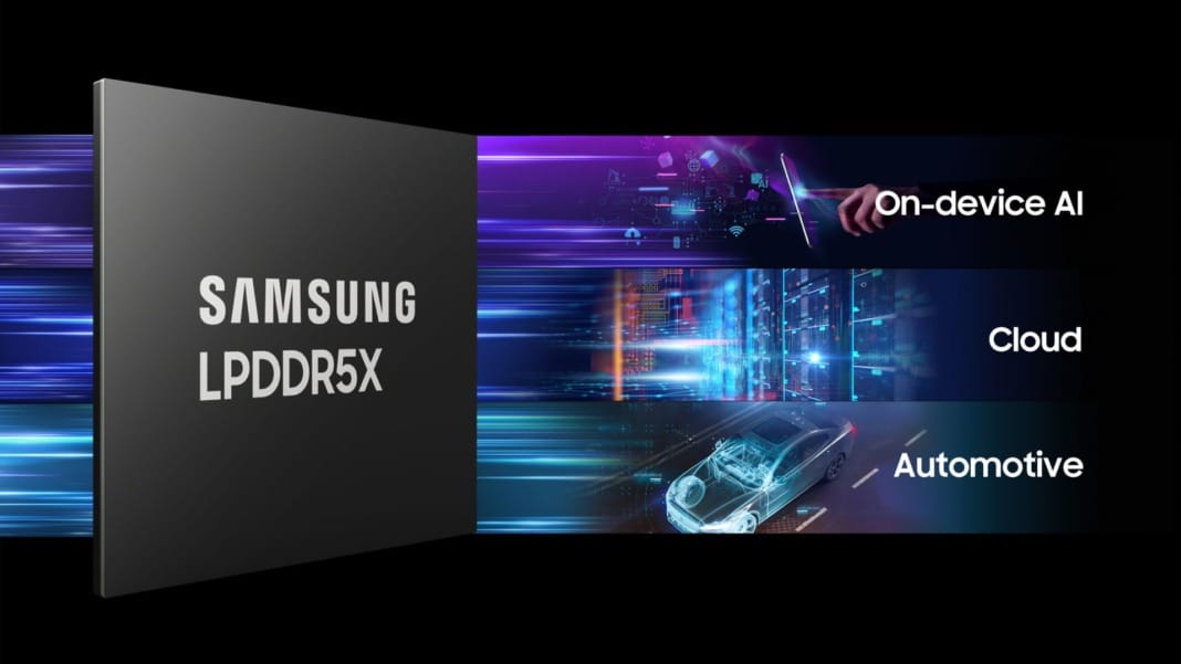 Samsung launches the world's thinnest LPDDR5X DRAM for on-device AI