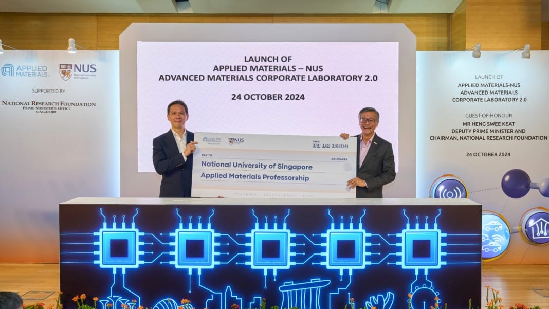 Applied Materials and NUS strengthen semiconductor research collaboration