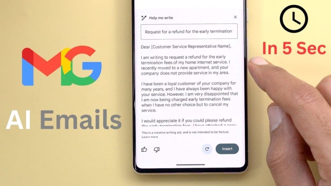 Gmail introduces AI-powered email assistance for web users