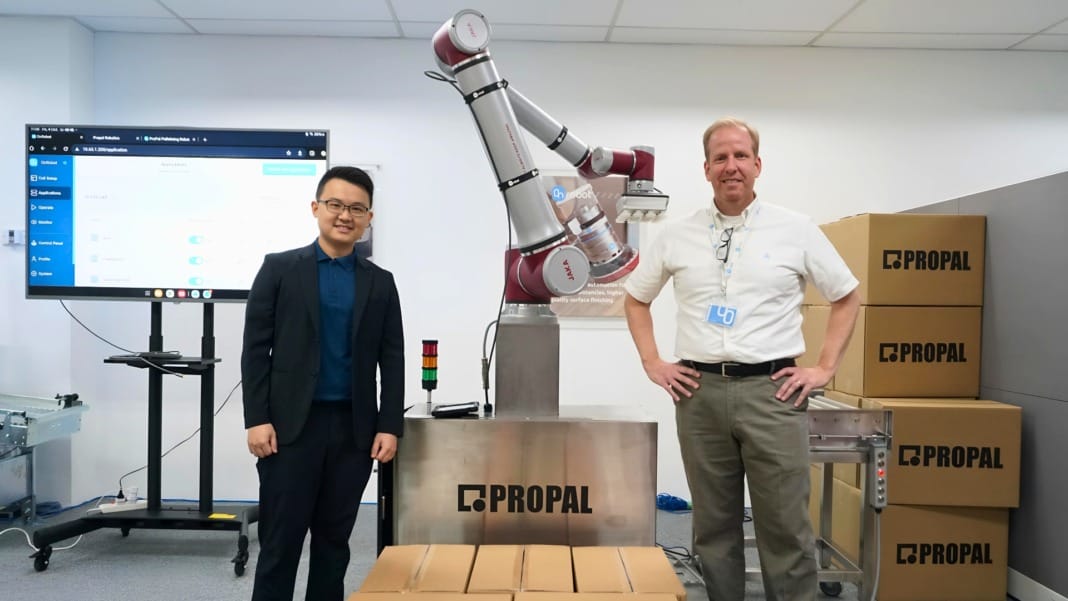 OnRobot and ProPal Robotics introduce collaborative robotic palletiser to Singapore SMEs