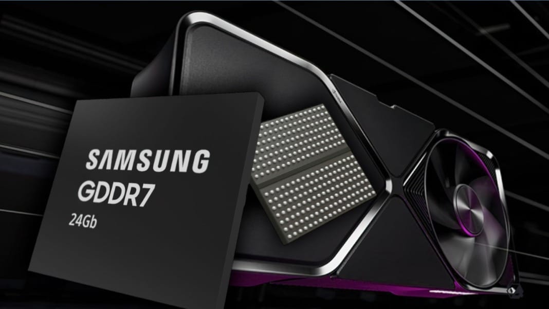 Samsung unveils 24GB of GDDR7 DRAM for next-gen AI GPUs