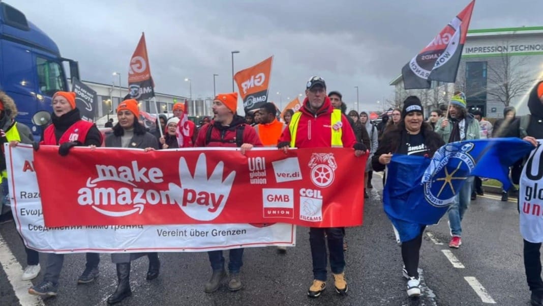 Amazon workers strike globally on Black Friday