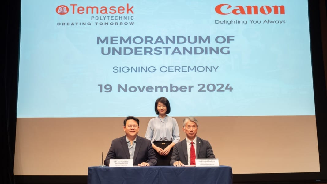 Canon Singapore and Temasek Polytechnic join forces to boost security training