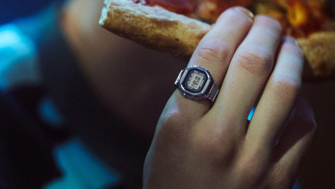 Casio unveils its first digital ring: A miniature watch for your finger