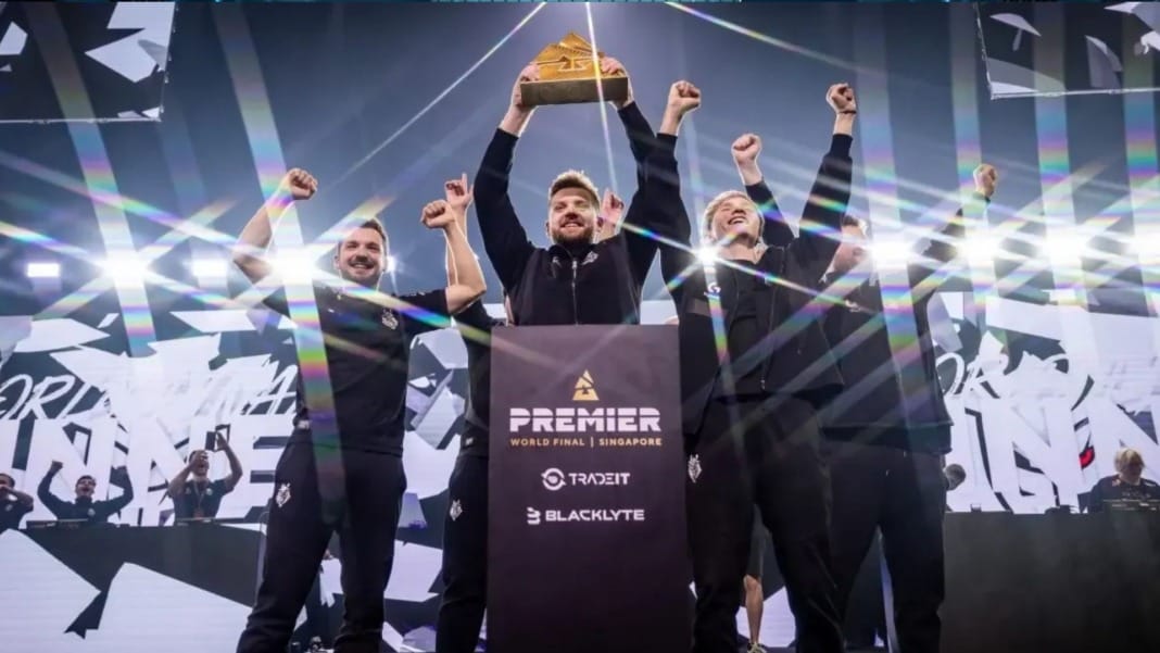 G2 Esports claimed victory over Team Spirit with a dominant 3-0 win, taking the Blast Premier World Final trophy and US$500,000 in Singapore.