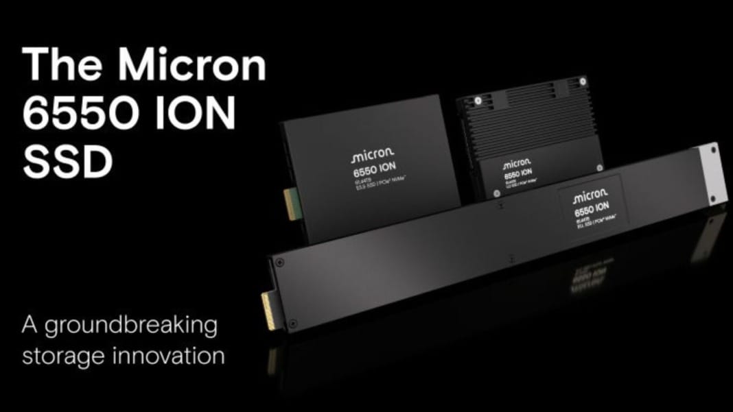 Micron introduces revolutionary 6550 ION SSD with 60TB capacity