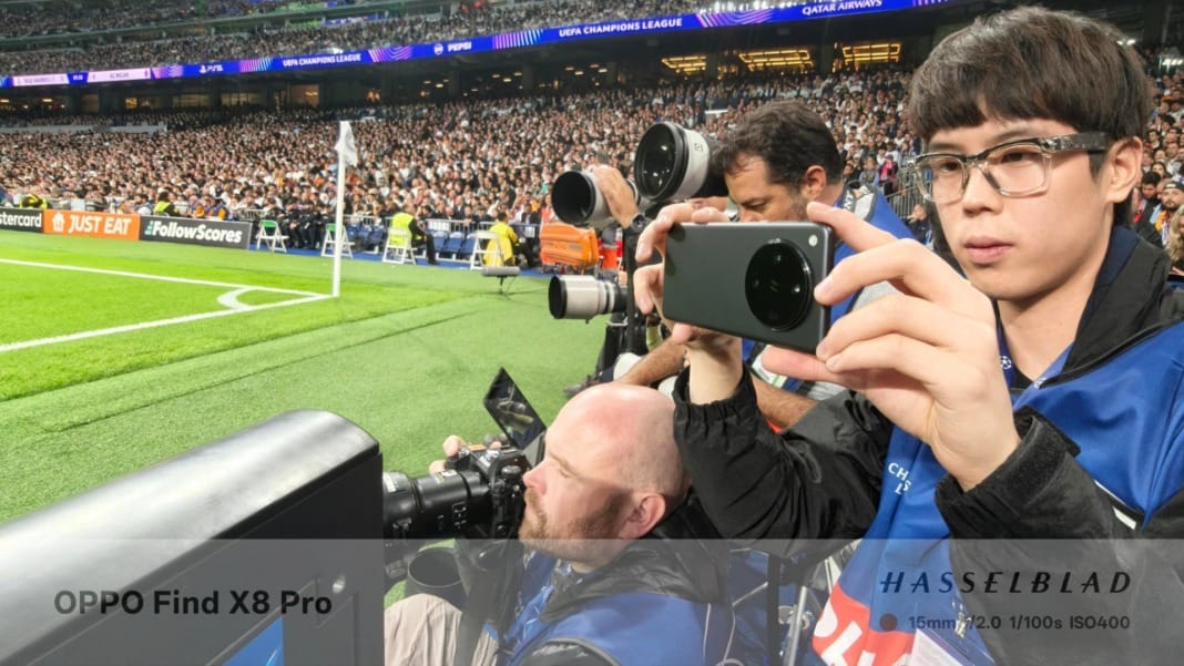 OPPO Find X8 Pro captures iconic UEFA Champions League moments for fans and legends