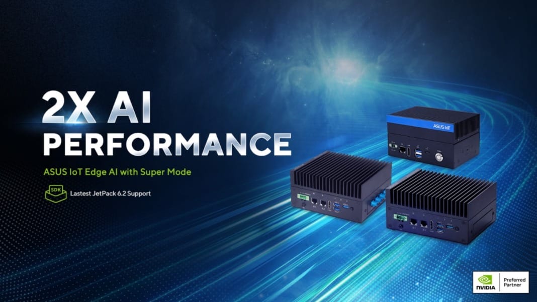 ASUS IoT edge AI computers enhanced with NVIDIA Jetson Orin technology for improved AI performance