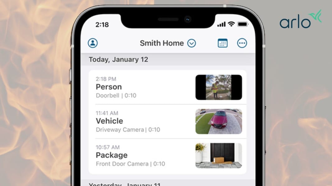 Arlo unveils advanced fire detection technology with real-time alerts