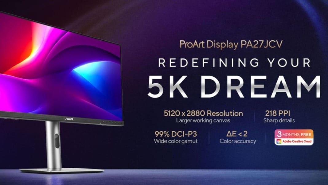 Asus ProArt Display 5K delivers stunning visuals and exceptional accuracy