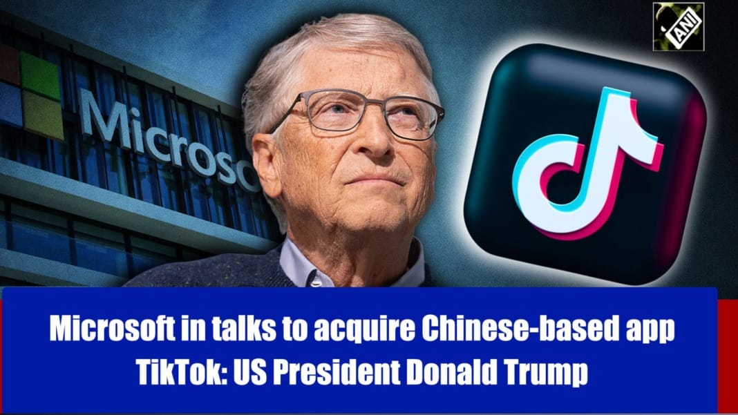 Microsoft in talks to acquire TikTok as Trump pushes for a bidding war