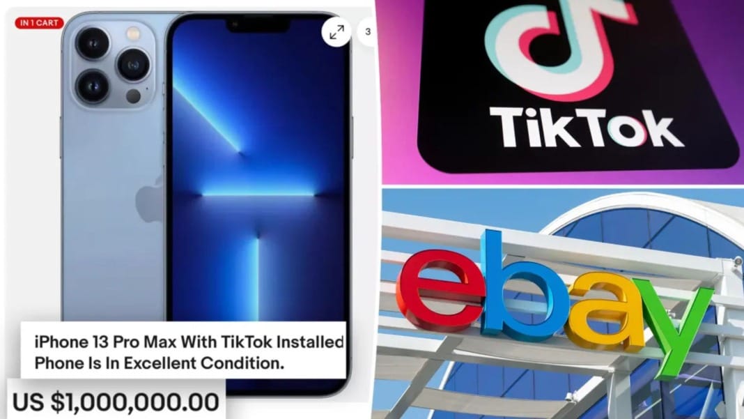 TikTok-loaded smartphones sell for thousands of dollars on eBay and Facebook