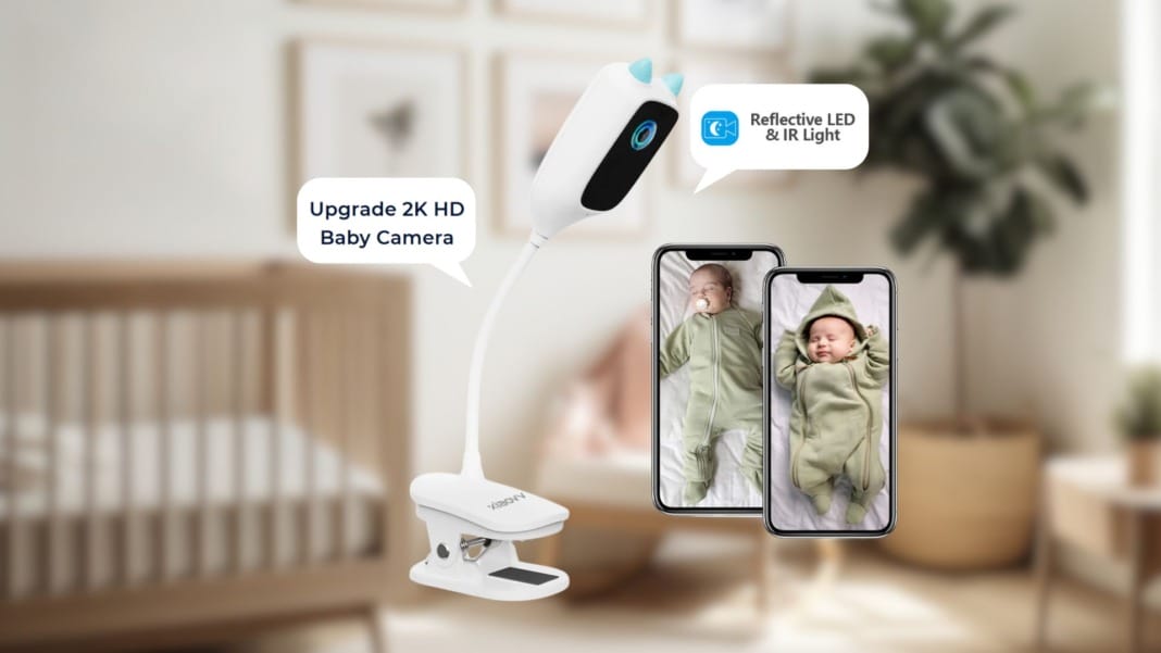 XIAOVV Smart Baby Monitor review 2K wide-angle lens and real-time alerts