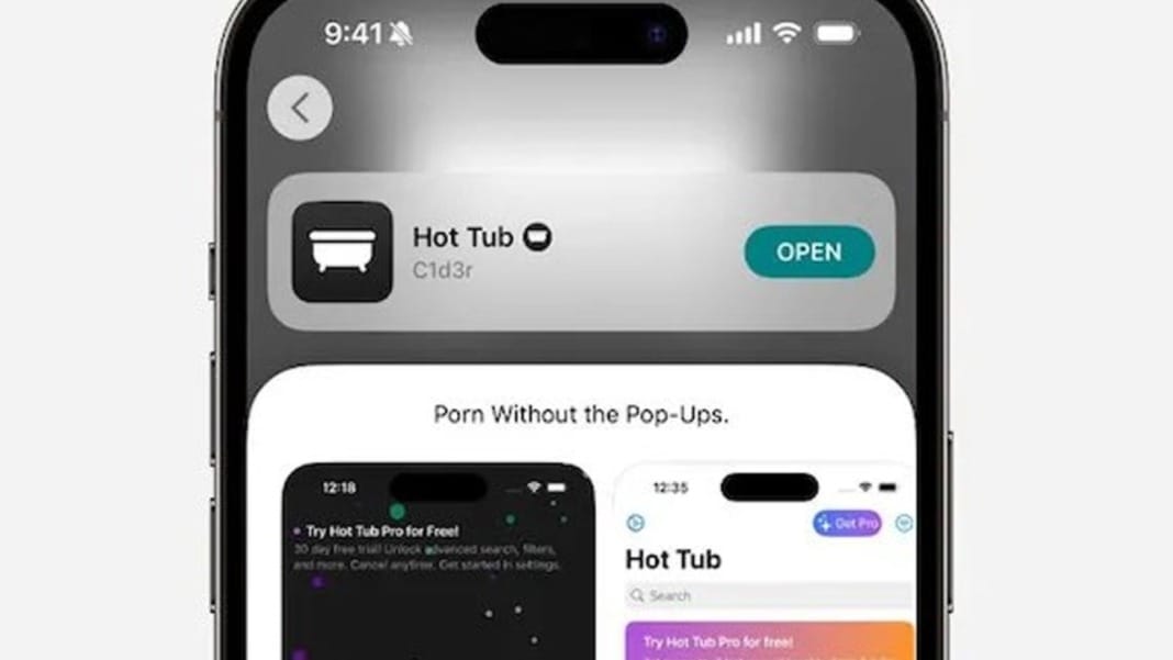 Apple denies approving Hot Tub porn app on iPhone