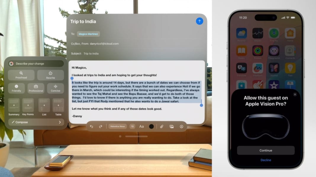 Apple’s visionOS 2.4 update enhances Vision Pro with AI, Spatial Gallery, and more