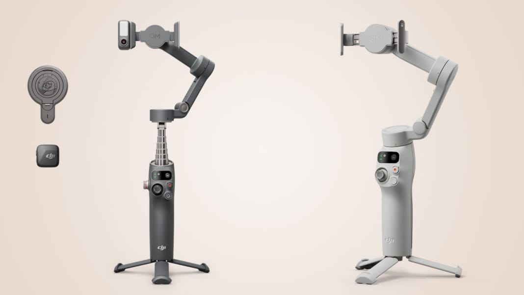 DJI launches new Osmo Mobile 7 series with enhanced tracking and built-in tripod stands