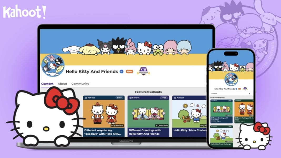 Kahoot! partners with Hello Kitty and Sanrio characters for free educational games in Singapore